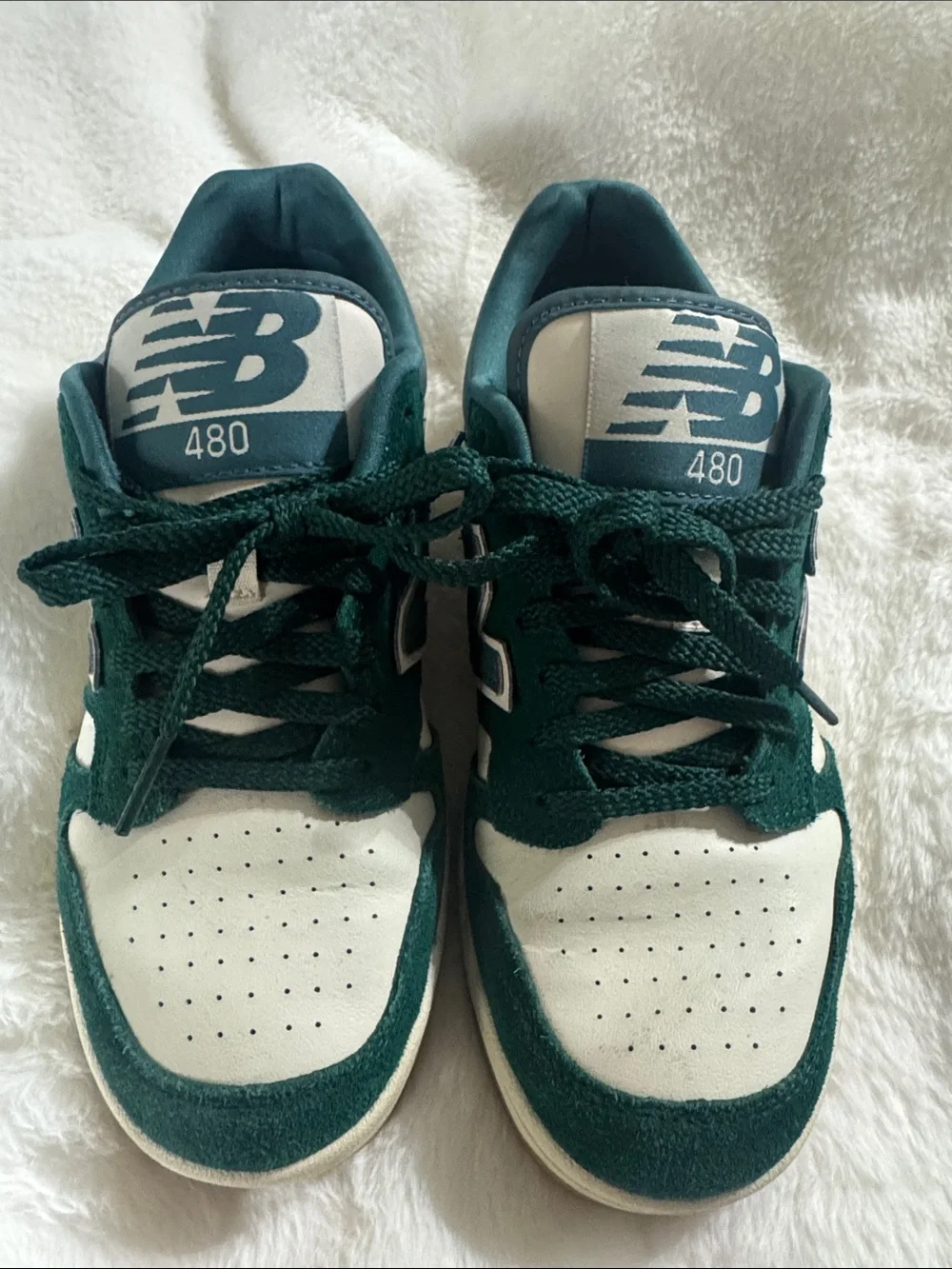 New Balance 480 Men's Green and blue Low-Top Sneakers